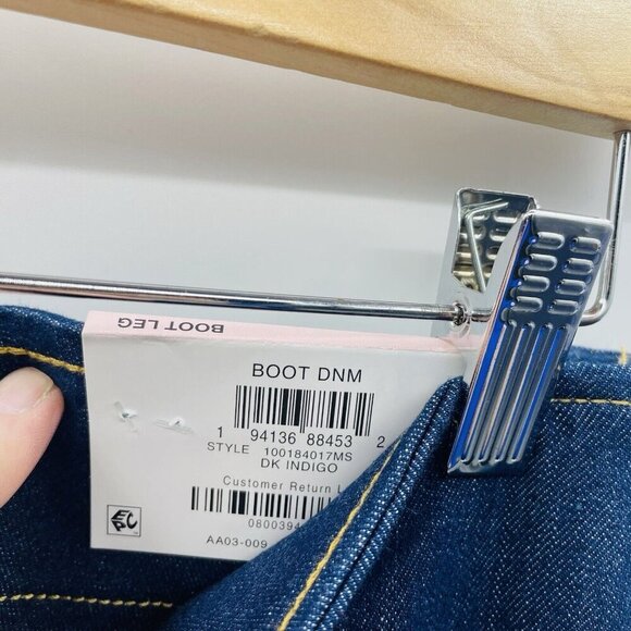 INC International Concepts Womens Size 10 Bootcut Pull-On Jeans Dark Indigo $69 - Picture 8 of 8